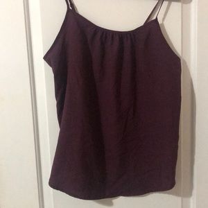 Burgundy Spaghetti Strap Top
